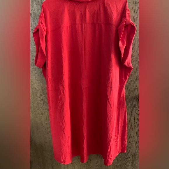 Lane Bryant Cap Sleeve Mini Summer V-Neck Dress - Picture 8 of 8